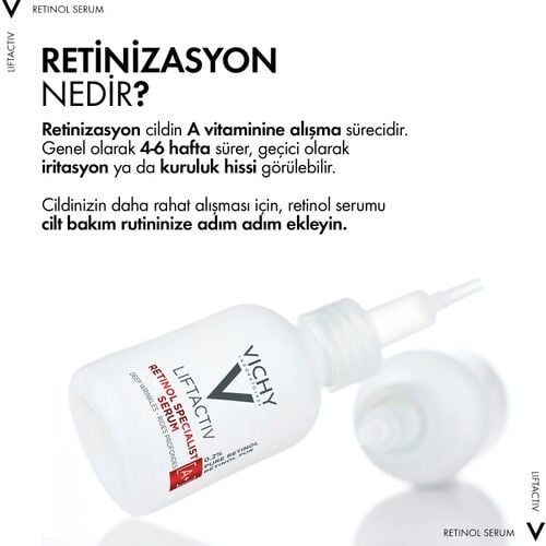 Vichy Liftactiv Retinol Specialist Derin Kırışıklık Karşıtı Serum 30ml