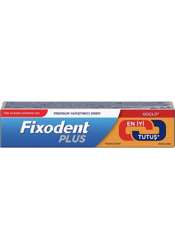 Fixodent Plus Diş Protez Yapıştırıcı Guclu Isırık Krem 40 gr