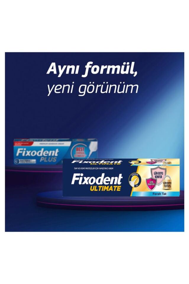 Fixodent Diş Protez Yapıştırıcı Ultimate Ferah Tat 40 gr