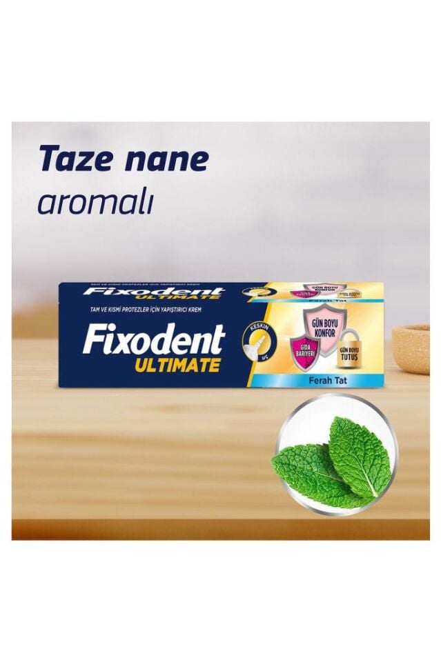Fixodent Diş Protez Yapıştırıcı Ultimate Ferah Tat 40 gr