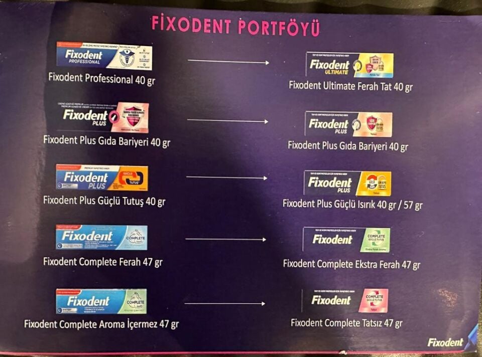 Fixodent Diş Protez Yapıştırıcı Ultimate Ferah Tat 40 gr