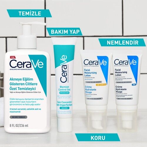 Cerave Akneye Eğilimli Ciltler İçin Özel Temizleyici 236 ml