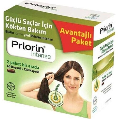 Priorin Intense 3 Aylık Paket 120 60 Kapsul