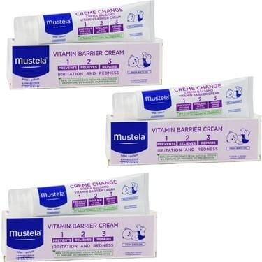 Mustela Vitamin Barrier Pişik Kremi 100 Gr 3 Adet
