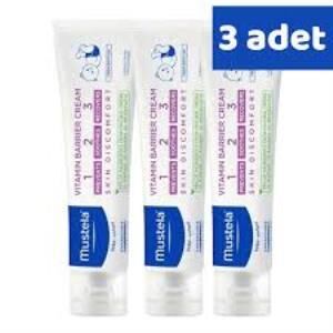 Mustela Vitamin Barrier Pişik Kremi 100 Gr 3 Adet