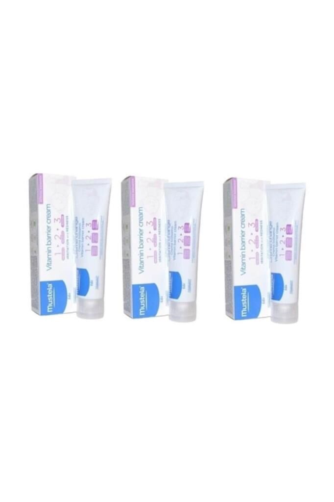 Mustela Vitamin Barrier Pişik Kremi 100 Gr 3 Adet