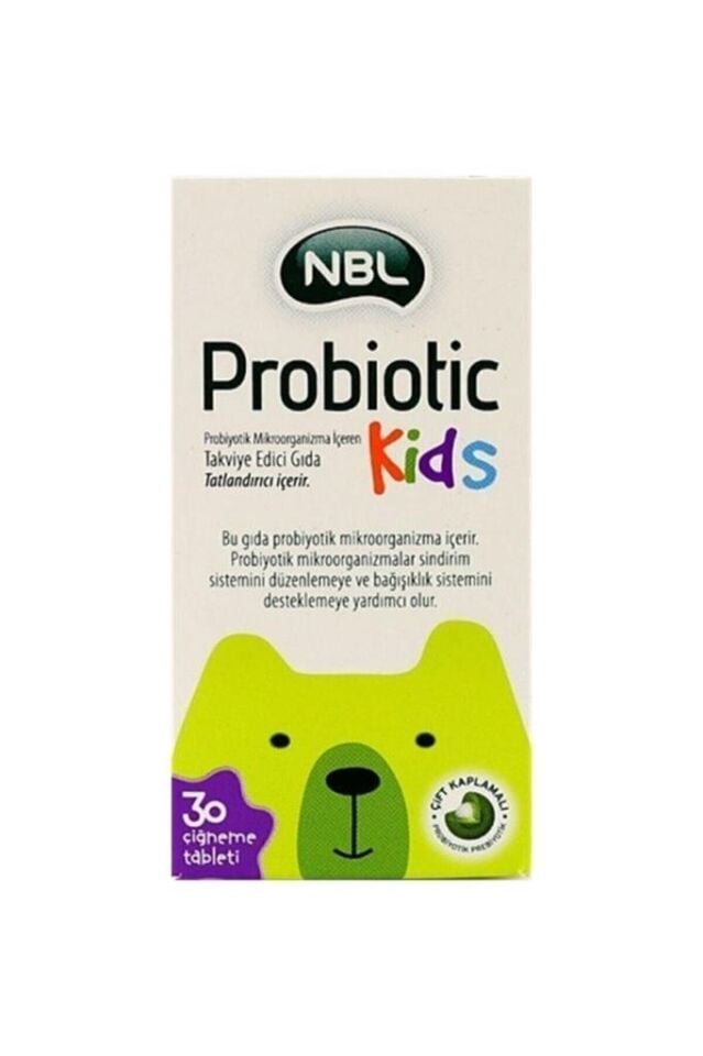 NBL Probiotic Kids 30 Çiğneme Tableti-2 Adet-