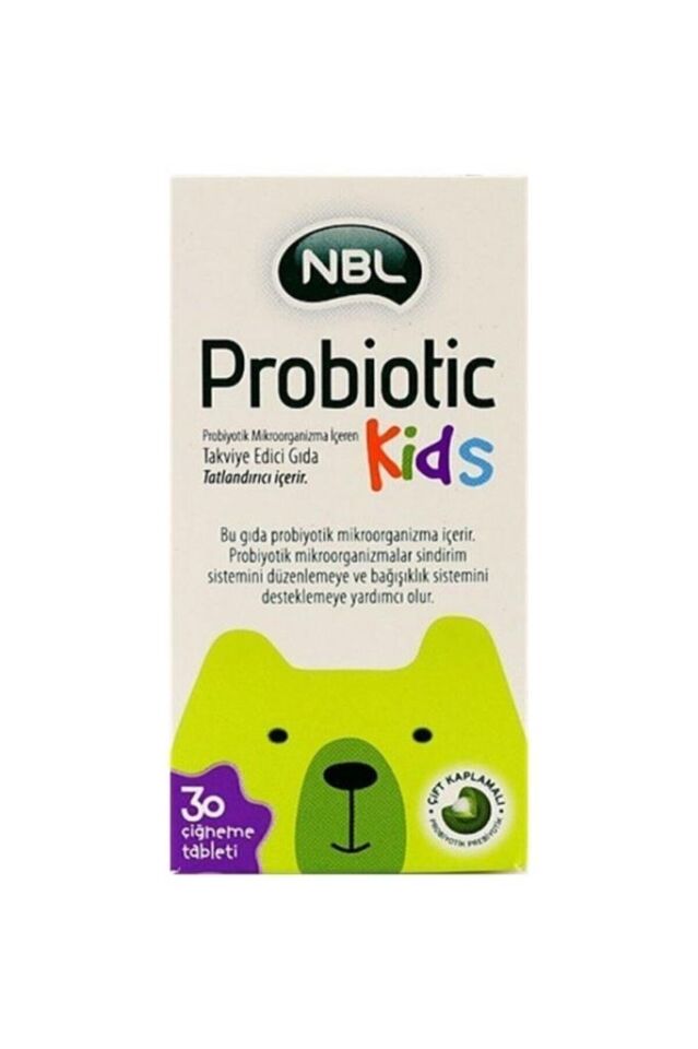 NBL Probiotic Kids 30 Çiğneme Tableti-2 Adet-