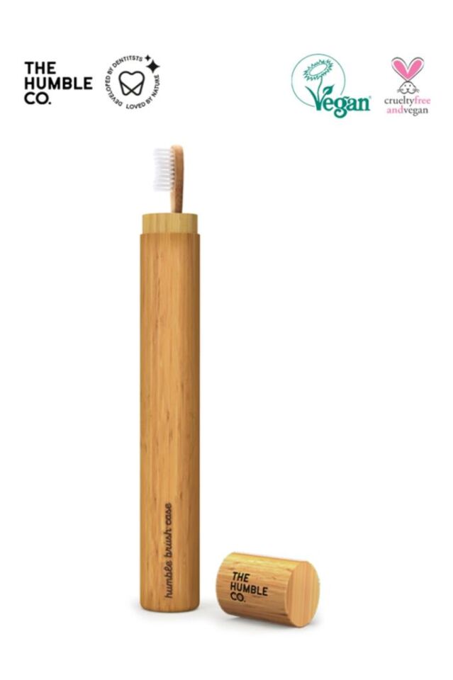 The Humble Co Brush Bambu Diş Fırçası Saklama Kabı