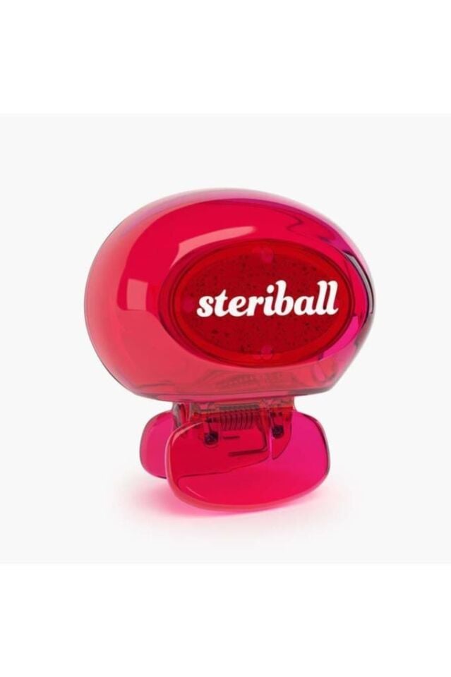 Steriball Diş Fırçası Koruyucu Hijyenik Kap - Kırmızı