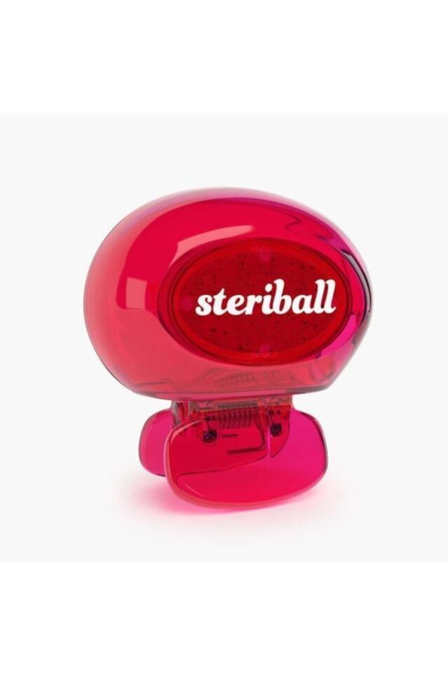 Steriball Diş Fırçası Koruyucu Hijyenik Kap - Kırmızı