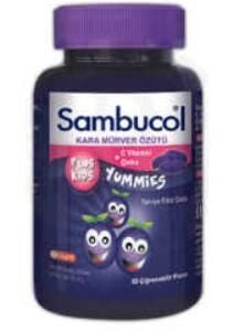 Sambucol Plus Kids Yummies 60 Çiğneme Tableti 2 Adet
