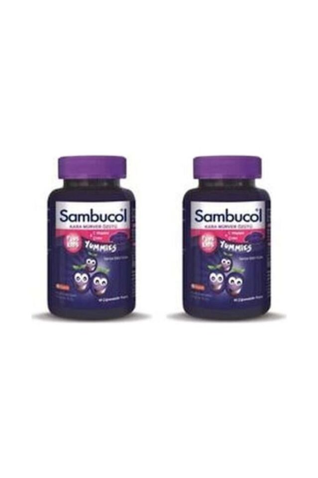 Sambucol Plus Kids Yummies 60 Çiğneme Tableti 2 Adet