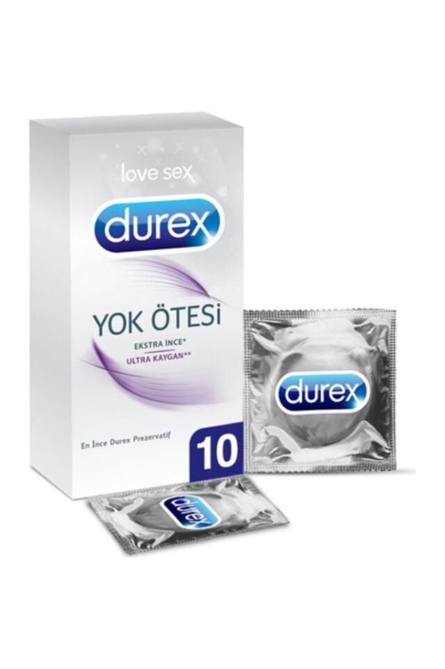 Durex Yok Ötesi Ultra Kaygan Prezervatif 10'lu