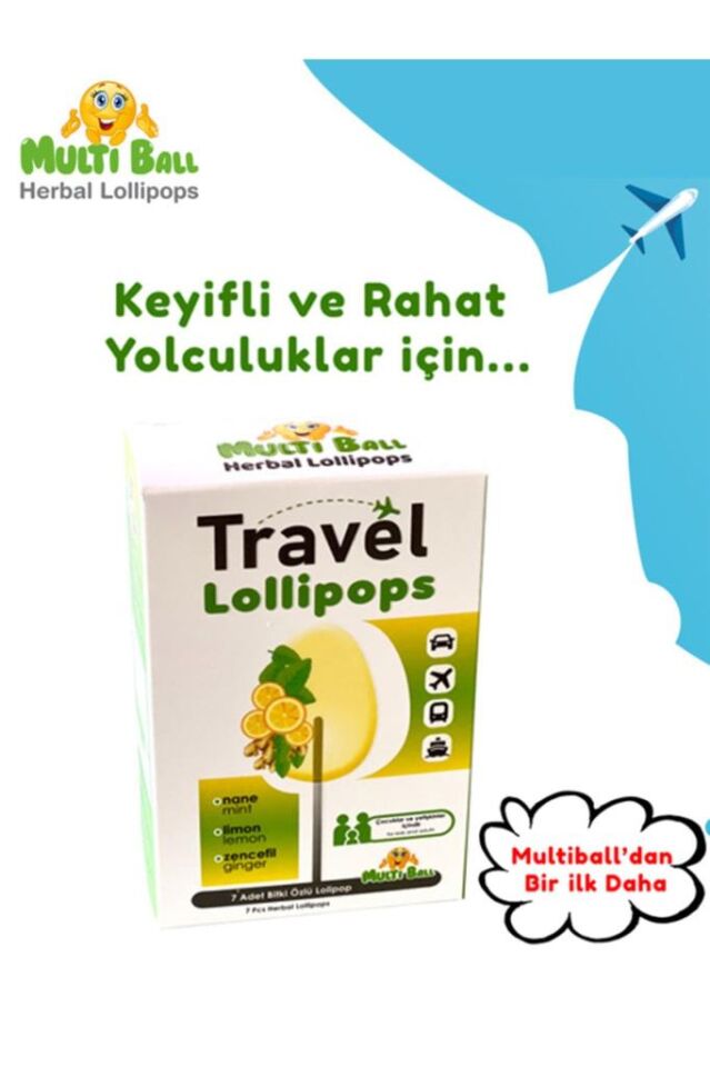 Multiball Travel Lollipops 7 Adet