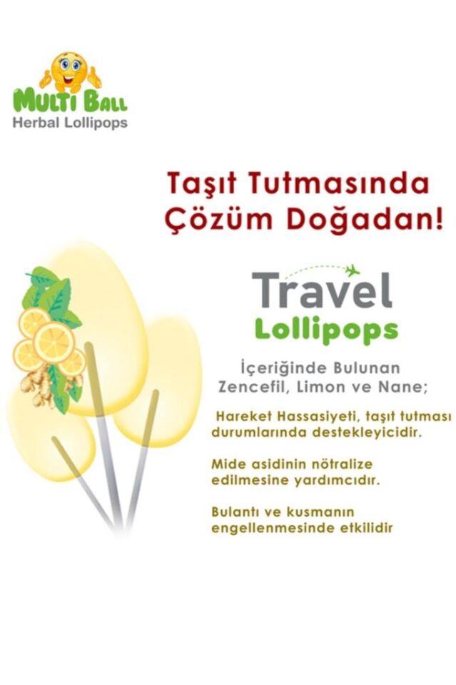 Multiball Travel Lollipops 7 Adet