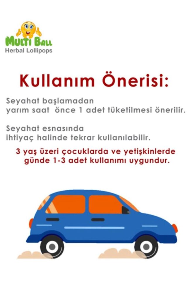 Multiball Travel Lollipops 7 Adet