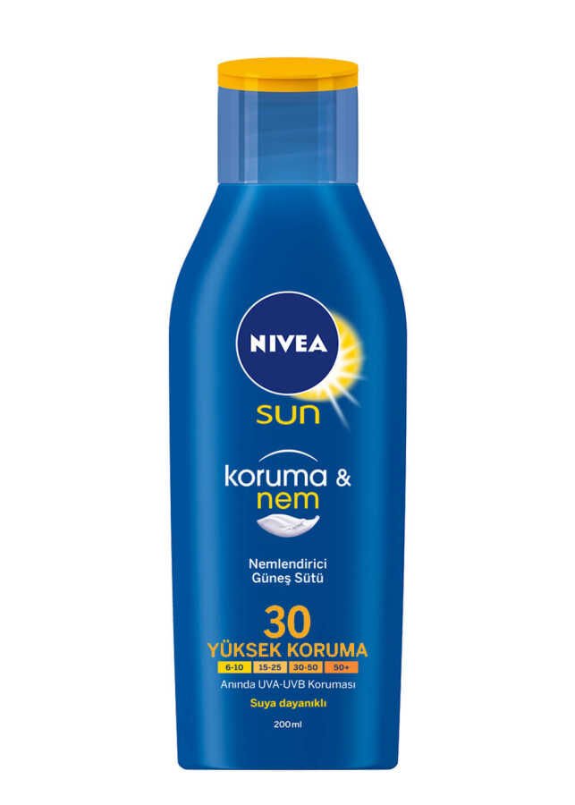 Nivea Sun Koruma ve Nem Güneş Sütü Spf 30 200 ml