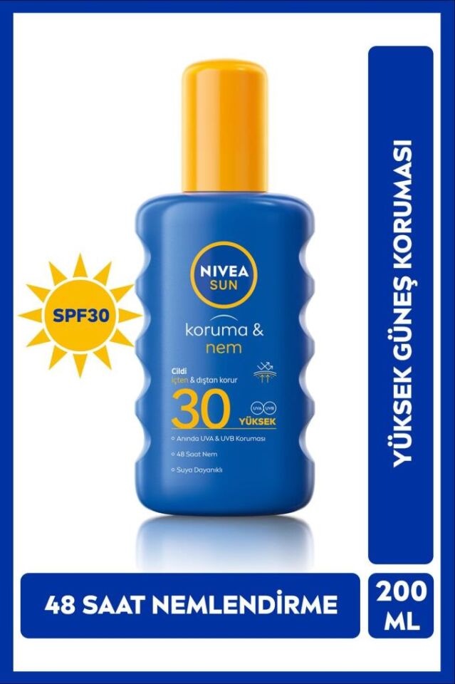 Nivea Sun Güneş Spreyi Koruma & Nem SPF30 200 ml