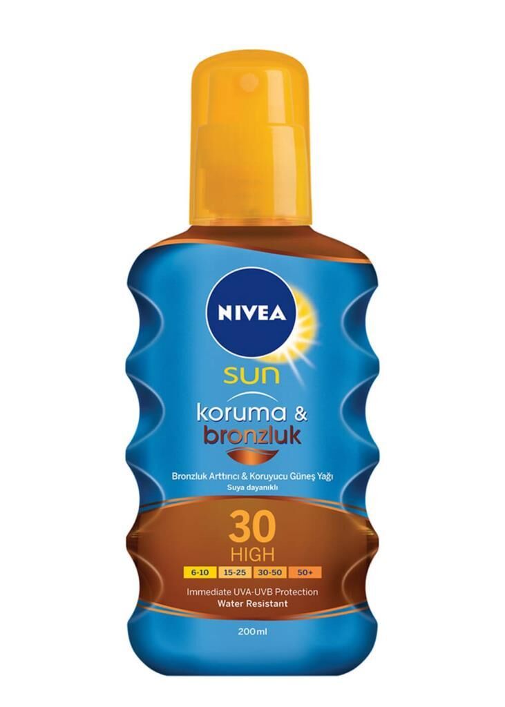 Nivea Sun Koruma ve Bronzluk Güneş Yağı Spf 30 200 ml