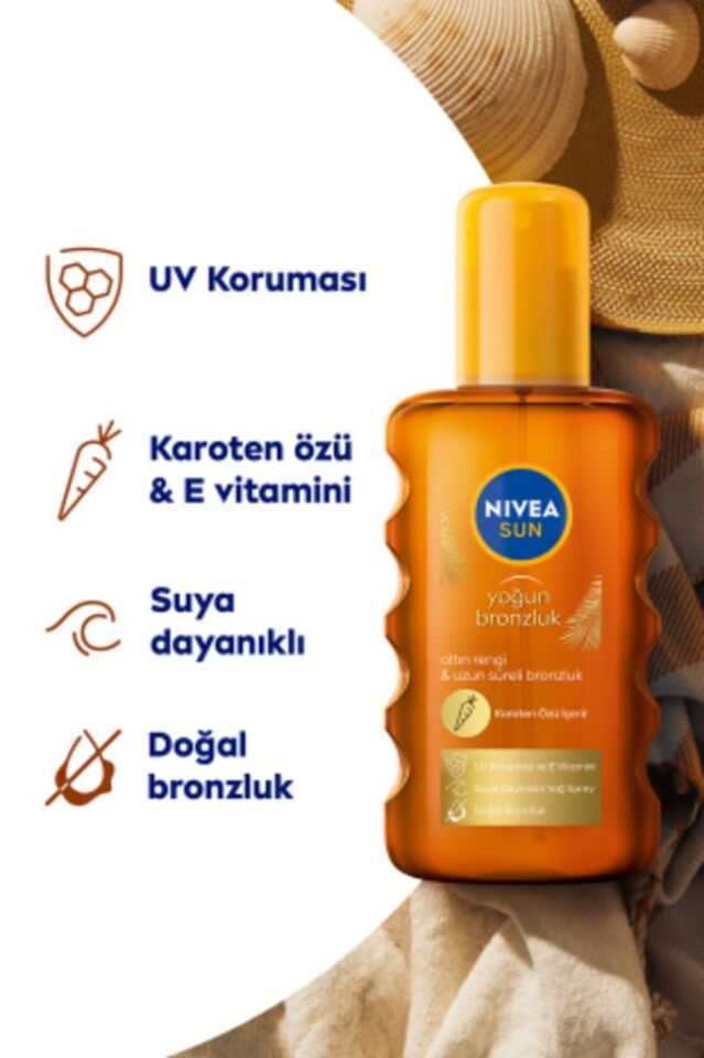 Nivea Sun Karoten Yağ Sprey Bronzlaştırıcı 200ml