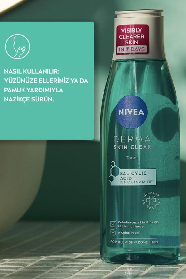 Nivea Derma Skin Clear Tonik 200 ml