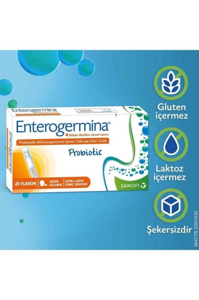 Enterogermina Yetişkin 5 ml 20 Flakon