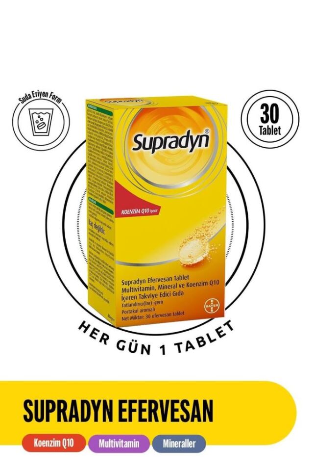 Supradyn_Coenzim Q10 30 Suda Eriyen Tablet