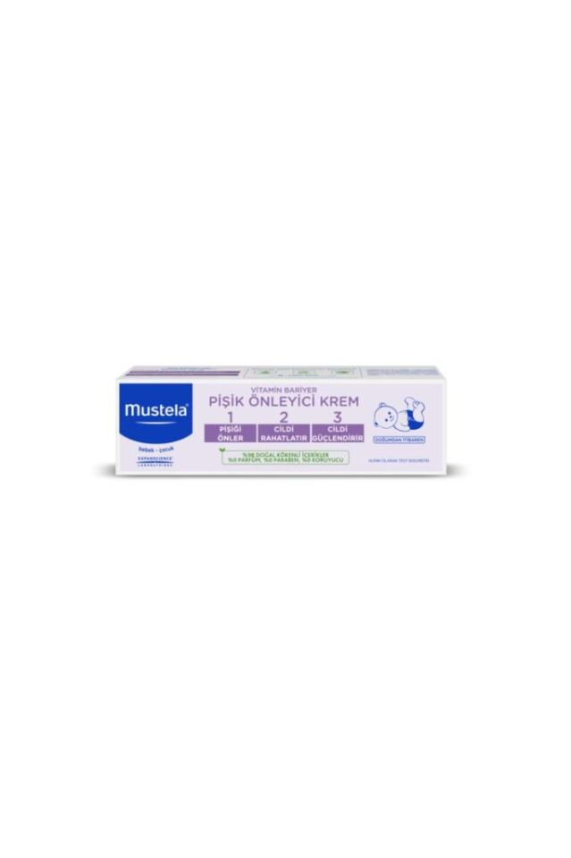 Mustela Vitamin Barrier Cream 100 ml Diaper Rash Prevention Cream
