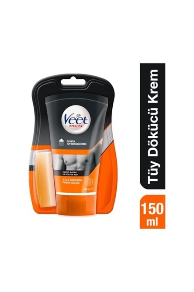 Veet Men Duşta Erkeklere Özel 150 ml Tüy Dökücü Krem