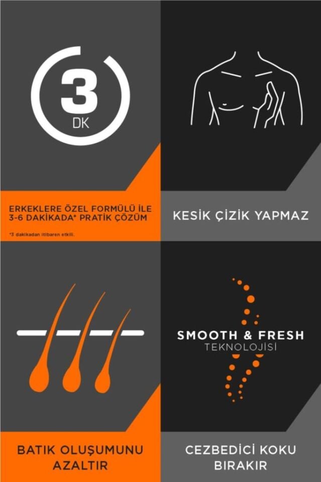 Veet Men Duşta Erkeklere Özel 150 ml Tüy Dökücü Krem