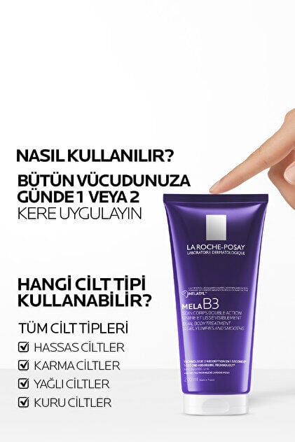 La Roche Posay MELA B3 Koyu Leke Karşıtı Vücut Bakım Kremi 200 ml