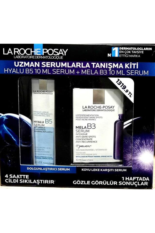 La Roche Posay Mela B3 Leke Karşıtı Serum 10 ml + Hyalu B5 10 ml