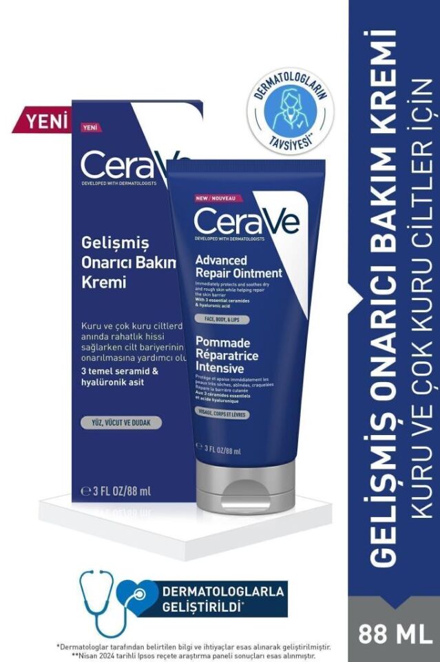 Cerave Gelişmiş Onarıcı Bakım Kremi 88 ml
