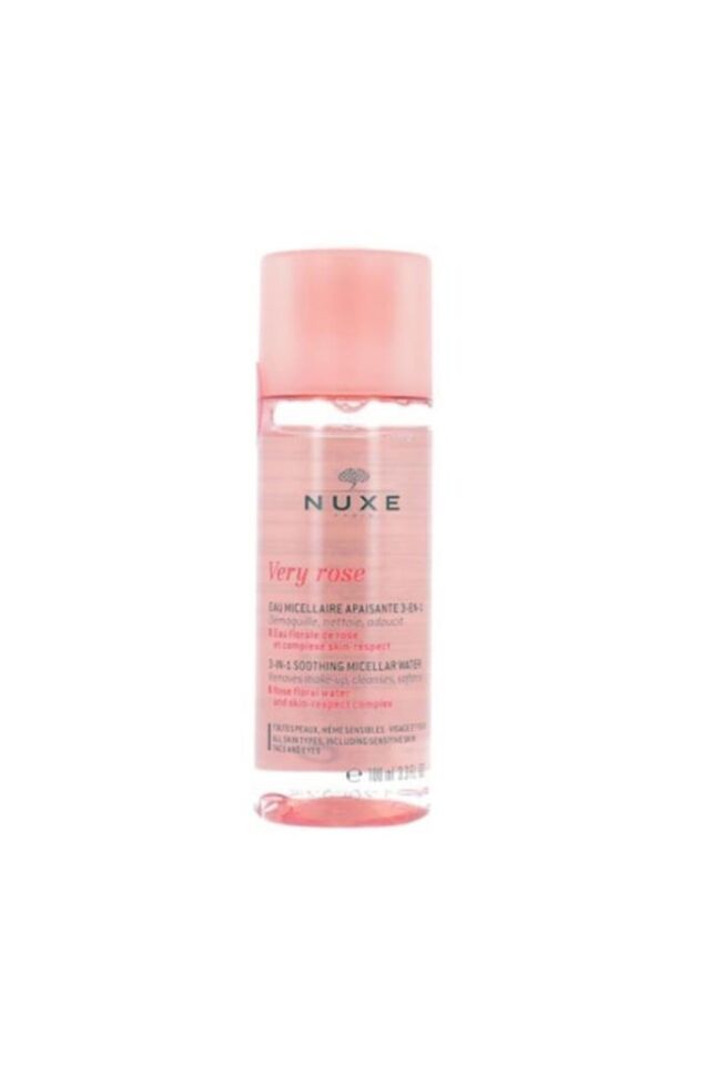 Nuxe Very Rose 3 In 1 Tüm Ciltler İçin Nemlendirici Temizleme Suyu 100 ml