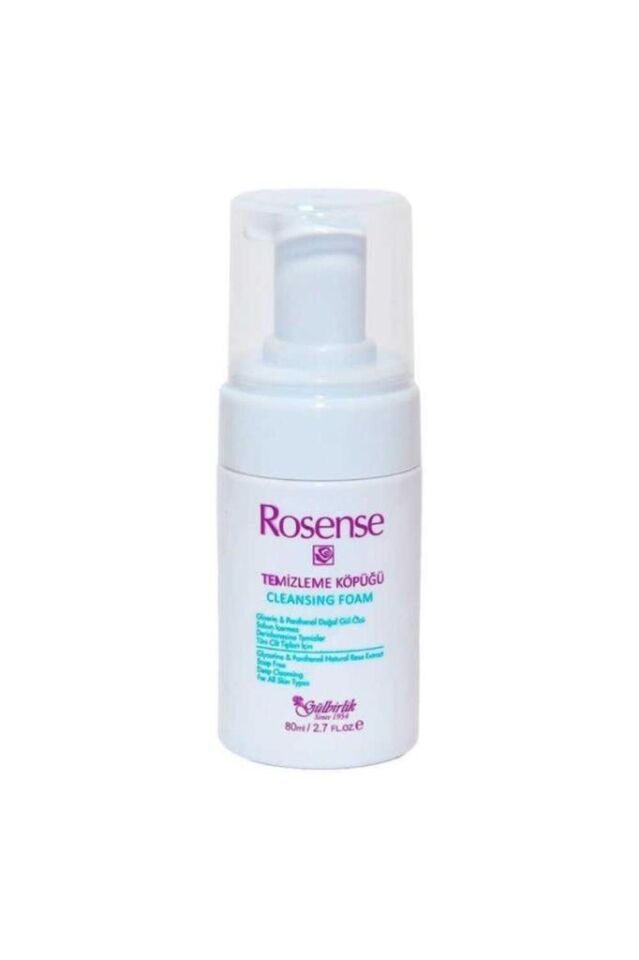 Rosense Gül Yağı İçeren Temizleme Köpüğü 80 ml