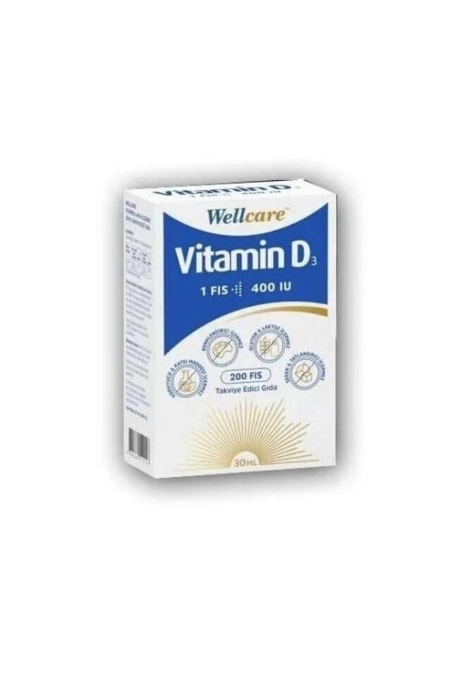 Wellcare Vitamin D3 400 IU 30 ml