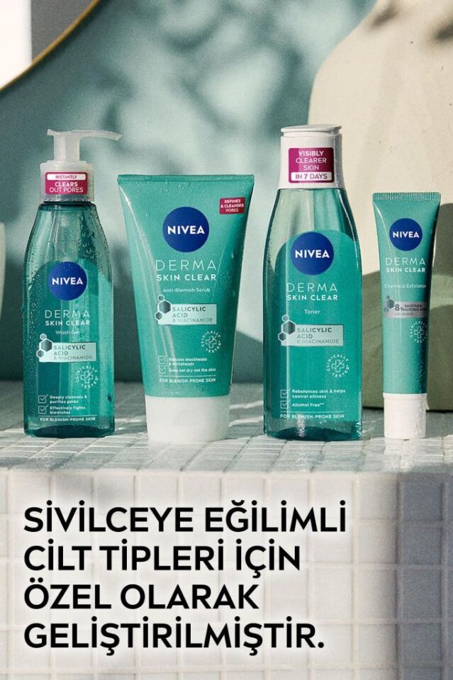 Nivea Derma Skin Clear Gece Arındırıcı Krem 40 ml