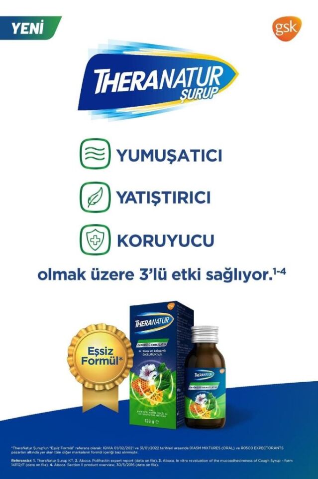 Theranatur Bitkisel Şurup 128 gr