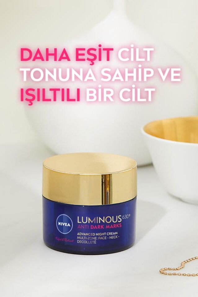 Nivea Cellular Luminous 630 Leke Karşıtı Gece Kremi 50 ml