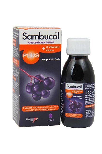 Sambucol Plus Black Elderberry Extract Şurup 120 ml
