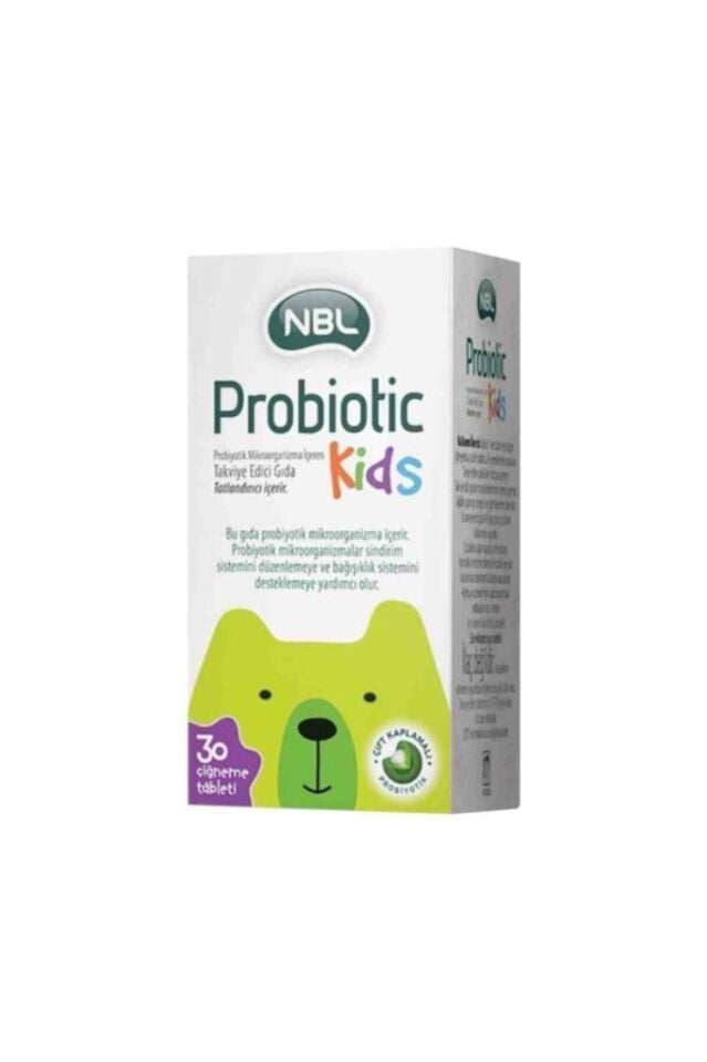 NBL Probiotic Kids 30 Çiğneme Tablet