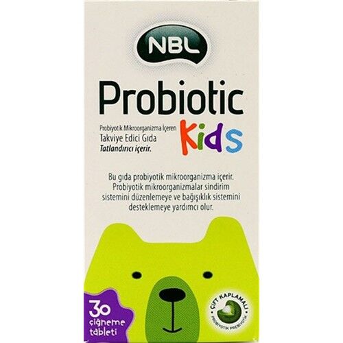 NBL Probiotic Kids 30 Çiğneme Tablet