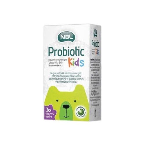 NBL Probiotic Kids 30 Çiğneme Tablet