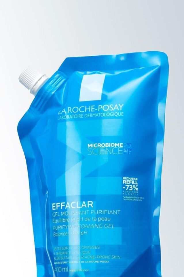 La Roche Posay Effaclar Yağlı Ciltler için Temizleme Jeli 400ml - Refill