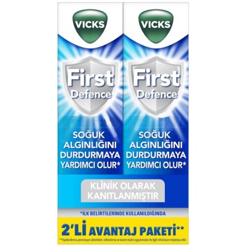 Vicks First Defence Burun Spreyi 15 ml İkili Avantaj Paketi