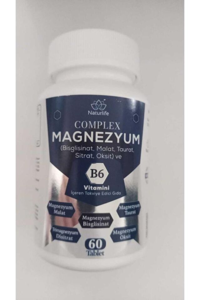 Naturlife Magnezyum Complex B6 Vitamin 60 Tablet
