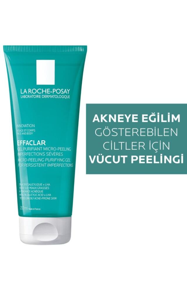 La Roche Posay Effaclar Mikro Peeling Jel Yüz ve Vücut 200 ml