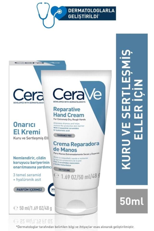 Cerave Reperative Hand Cream 50 ml Onarıcı El Kremi