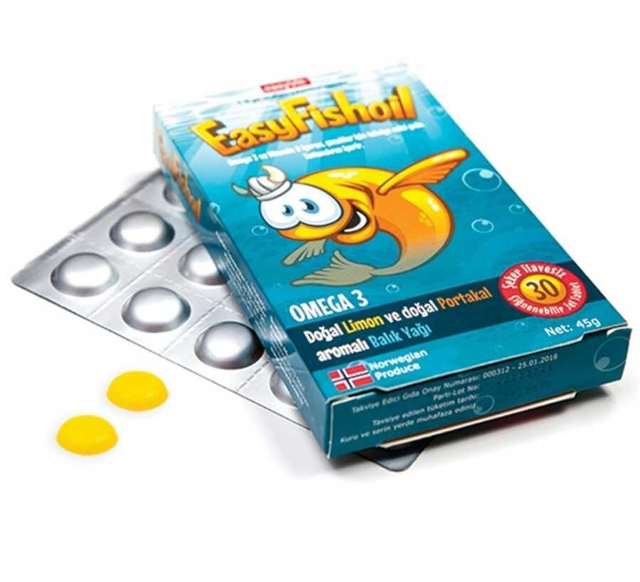 EasyFishoil Çiğnenebilir Jel 30 Tablet